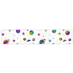 Space pattern Flano Scarf (Small)