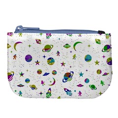 Space pattern Large Coin Purse