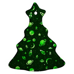 Space Pattern Ornament (christmas Tree) 