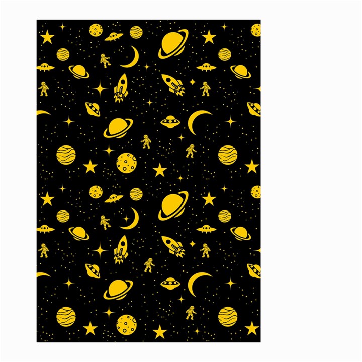 Space pattern Small Garden Flag (Two Sides)