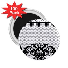 Transparent Lace Decoration 2 25  Magnets (100 Pack)  by Nexatart