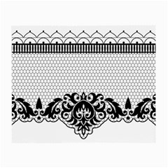 Transparent Lace Decoration Small Glasses Cloth (2-side) by Nexatart