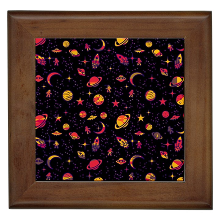Space pattern Framed Tiles
