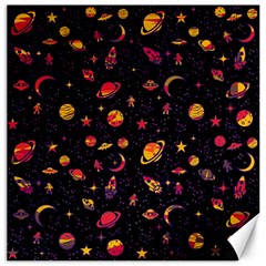 Space Pattern Canvas 12  X 12  