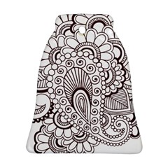 Henna Line Art Clipart Ornament (Bell)