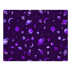 Space Pattern Double Sided Flano Blanket (large) 