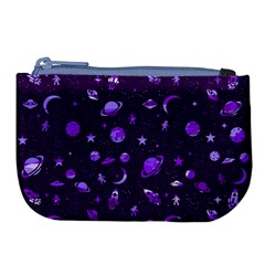 Space Pattern Large Coin Purse by ValentinaDesign