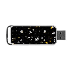 Space Pattern Portable Usb Flash (two Sides) by ValentinaDesign