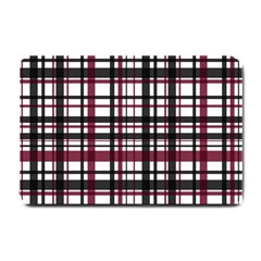 Plaid Pattern Small Doormat  by ValentinaDesign