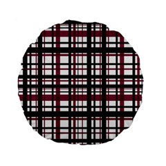 Plaid Pattern Standard 15  Premium Flano Round Cushions by ValentinaDesign