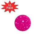 Decorative dots pattern 1  Mini Magnet (10 pack)  Front