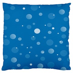 Decorative Dots Pattern Large Cushion Case (two Sides) by ValentinaDesign