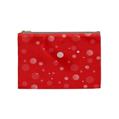 Decorative Dots Pattern Cosmetic Bag (medium)  by ValentinaDesign