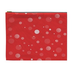 Decorative Dots Pattern Cosmetic Bag (xl) by ValentinaDesign