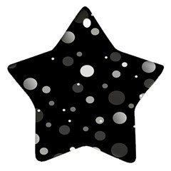 Decorative Dots Pattern Star Ornament (two Sides) by ValentinaDesign