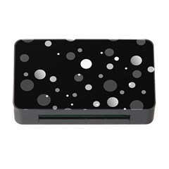 Decorative Dots Pattern Memory Card Reader With Cf by ValentinaDesign