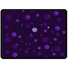 Decorative Dots Pattern Fleece Blanket (large)  by ValentinaDesign