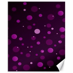 Decorative Dots Pattern Canvas 11  X 14   by ValentinaDesign