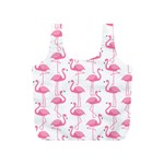 Pink Flamingos Pattern Full Print Recycle Bags (S)  Front