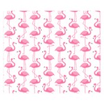 Pink Flamingos Pattern Double Sided Flano Blanket (Small)  50 x40  Blanket Back