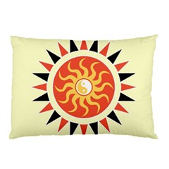 Yin Yang Sunshine Pillow Case (two Sides) by linceazul