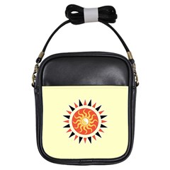 Yin Yang Sunshine Girls Sling Bags by linceazul