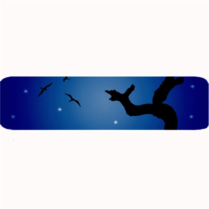 Nightscape Landscape Illustration Large Bar Mats