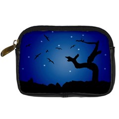 Nightscape Landscape Illustration Digital Camera Cases by dflcprints