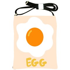 Egg Eating Chicken Omelette Food Shoulder Sling Bags by Nexatart