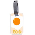 Egg Eating Chicken Omelette Food Luggage Tags (Two Sides) Front