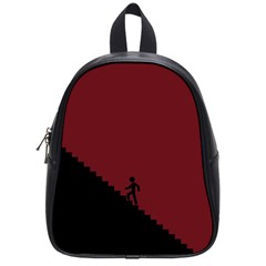 Walking Stairs Steps Person Step School Bags (Small) 