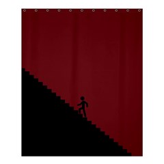 Walking Stairs Steps Person Step Shower Curtain 60  X 72  (medium)  by Nexatart