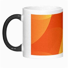 Abstract Orange Yellow Red Color Morph Mugs by Nexatart