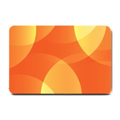 Abstract Orange Yellow Red Color Small Doormat  by Nexatart