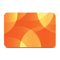 Abstract Orange Yellow Red Color Plate Mats by Nexatart