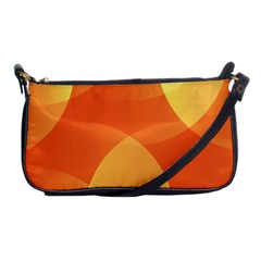 Abstract Orange Yellow Red Color Shoulder Clutch Bags by Nexatart