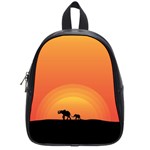 Elephant Baby Elephant Wildlife School Bags (Small)  Front