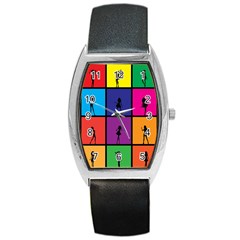 Girls Fashion Fashion Girl Young Barrel Style Metal Watch by Nexatart