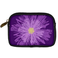 Purple Flower Floral Purple Flowers Digital Camera Cases