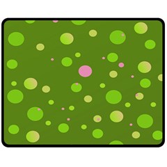 Decorative Dots Pattern Fleece Blanket (medium)  by ValentinaDesign