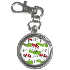 Mushroom Luck Fly Agaric Lucky Guy Key Chain Watches by Nexatart