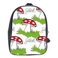 Mushroom Luck Fly Agaric Lucky Guy School Bags(large) 