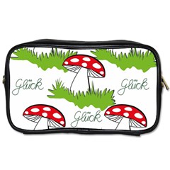 Mushroom Luck Fly Agaric Lucky Guy Toiletries Bags by Nexatart