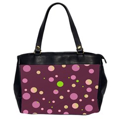 Decorative Dots Pattern Office Handbags (2 Sides) 