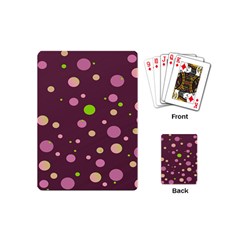 Decorative Dots Pattern Playing Cards (mini)  by ValentinaDesign