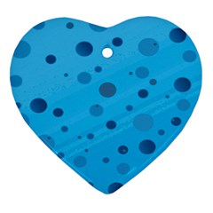 Decorative Dots Pattern Ornament (heart) by ValentinaDesign