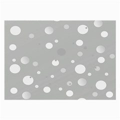 Decorative Dots Pattern Large Glasses Cloth (2-side) by ValentinaDesign