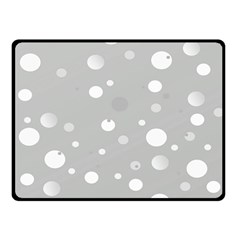 Decorative Dots Pattern Double Sided Fleece Blanket (small)  by ValentinaDesign