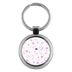 Decorative Dots Pattern Key Chains (round)  by ValentinaDesign