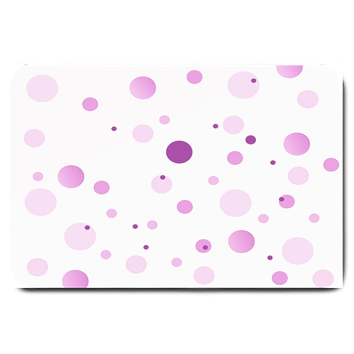 Decorative dots pattern Large Doormat 